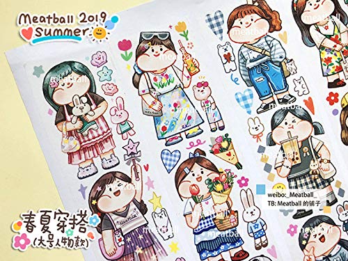 Amazon | マスキングテープ meatball 人物 特殊インク 手帳 DIY ギフト